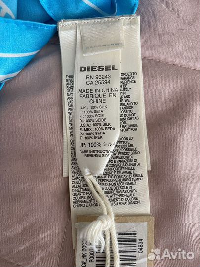 Шелковый платок новый Diesel