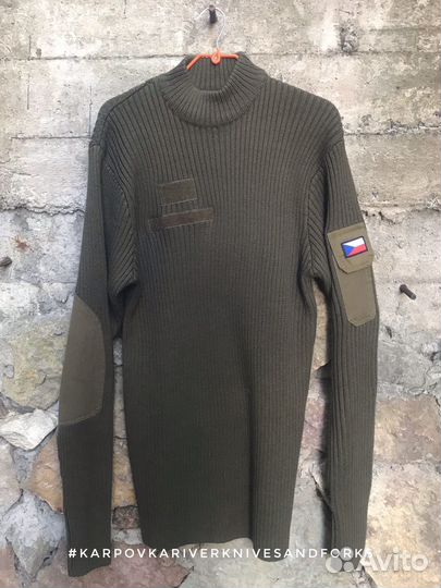 Свитер армейский, олива, Чехия