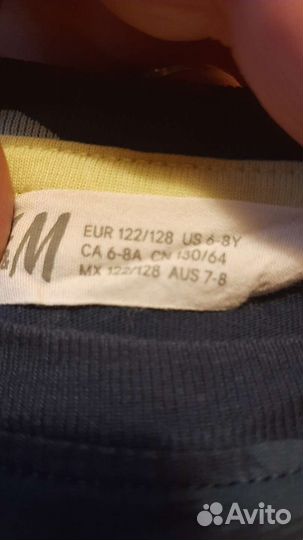 Футболка H&M 128