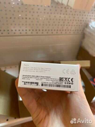 Блок питания apple 20w оригинальный