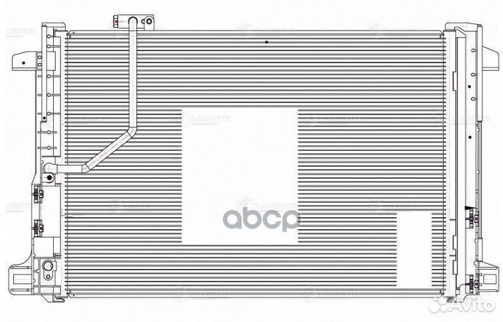 Радиатор кондиц. для а/м MercedesBenz C (W204)