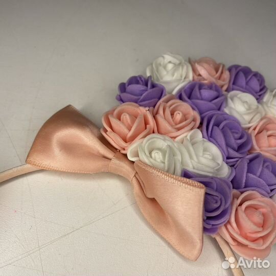 Ободок с цветами