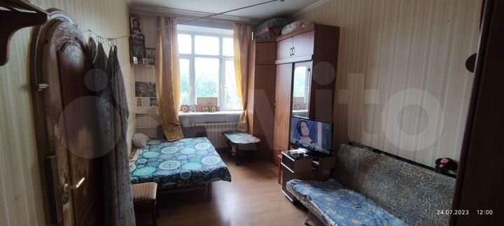 Комната 25 м² в 2-к., 4/4 эт.