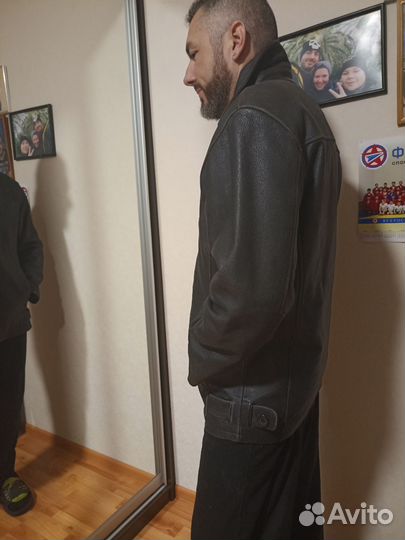 Кожаная куртка мужская