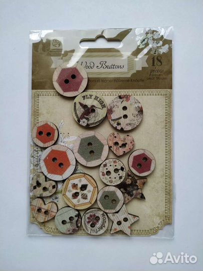 Пуговицы декоративные