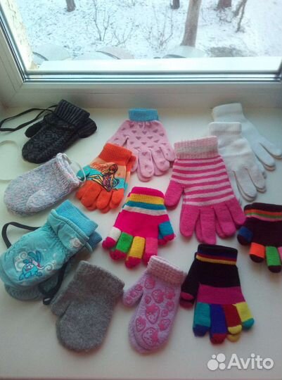 Варежки, перчатки детские