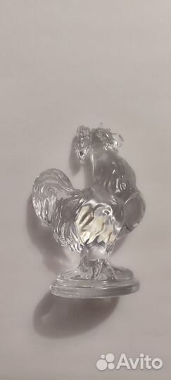 Стеклянная статуэтка Петух