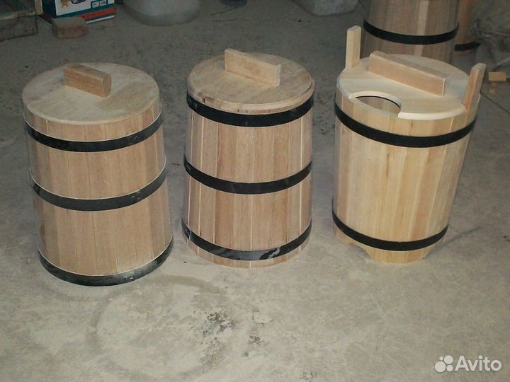 Кадки и бочки из кедра и дуба