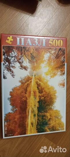 Паззлы 24 дет, 500 деталей и 1000 деталей