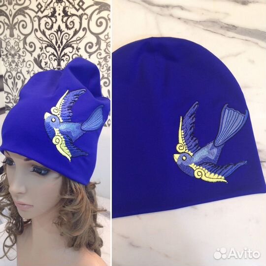 Шапка с вышивкой