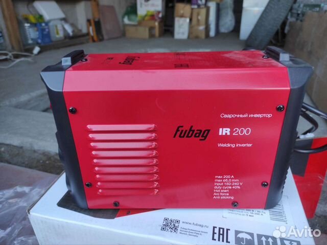 Сварочный инвертор fubag ir200