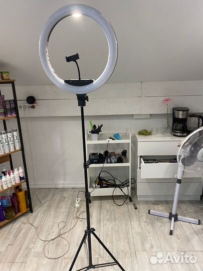 Кольцевая лампа 45 см бу