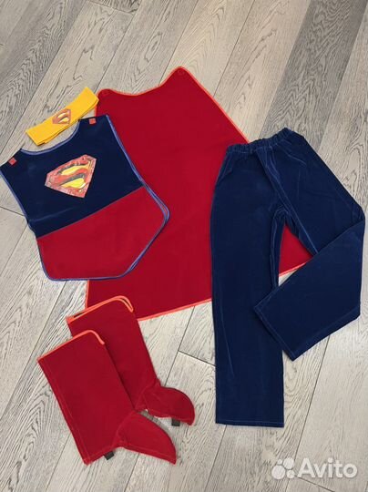 Карнавальный костюм Супермена 6-8 лет