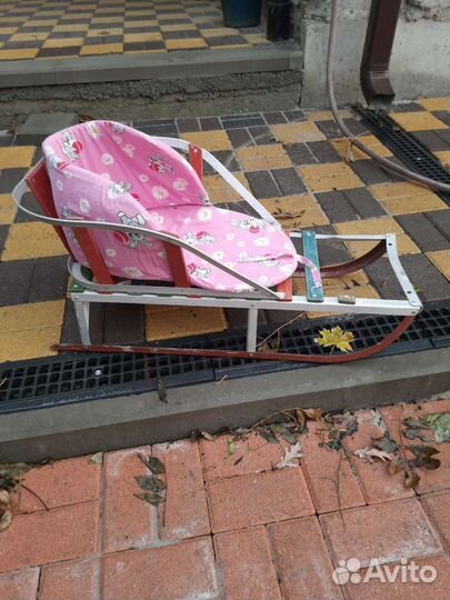 Мягкое сиденье для санок