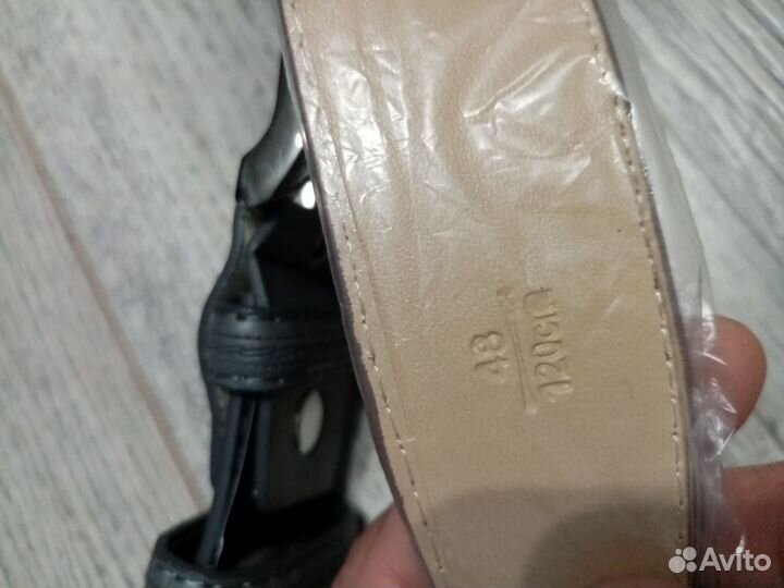 Ремень мужской кожаный