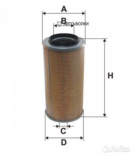 Filtron AM406 Фильтр воздушный filtron AM406