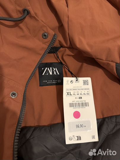 Новая куртка zara размер xl