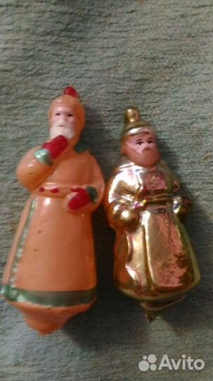 Елочные игрушки времен СССР