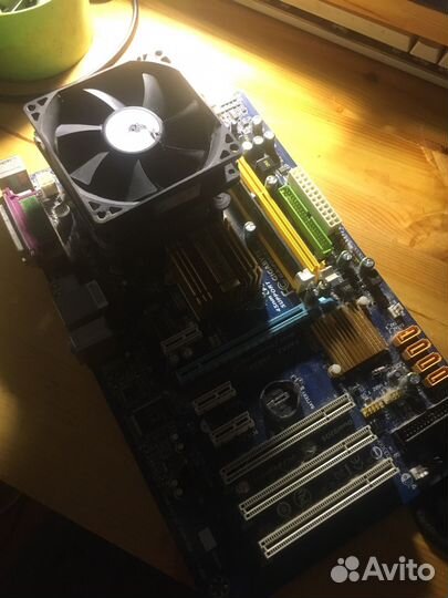Комплект материнка + проц + озу