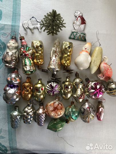 Елочные игрушки СССР