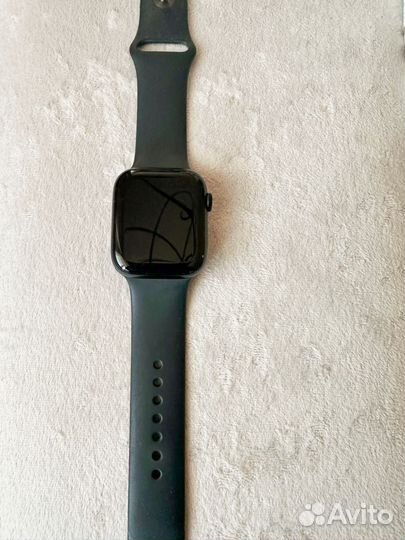 Часы apple watch 7 45 mm черные