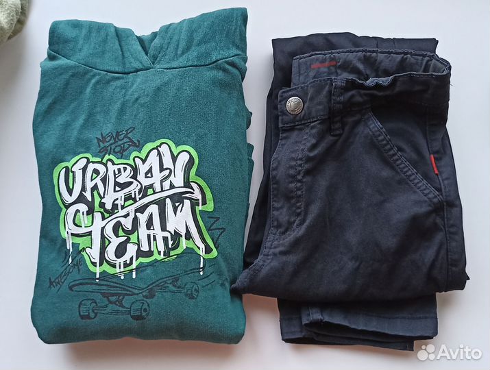 Кофта джинсы 140