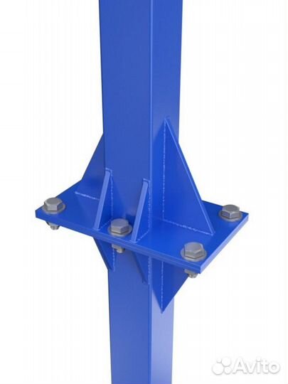 Стойка разборная одноопорная с щитом и усиленным