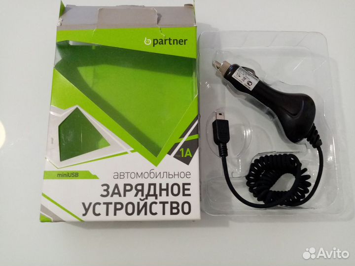 Зарядное устройство автомобильное для mini/USB