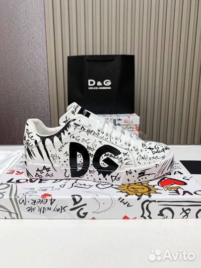 Кроссовки Dolce & Gabbana Portofino Graffiti
