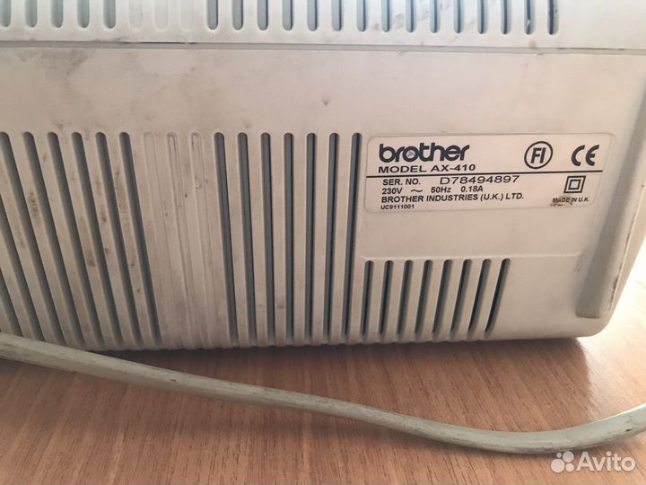 Пишущая машинка brother ax-410