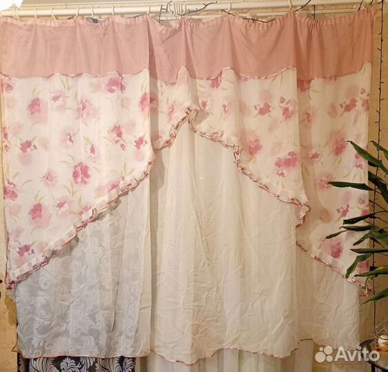 Шторы тюль для кухни