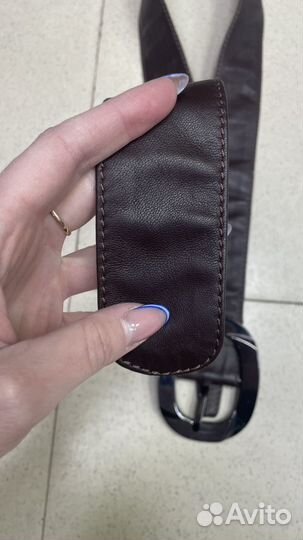 Пояс для шубы и пальто натуральная кожа