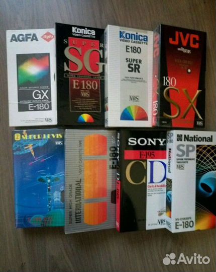 Видеокассеты чистые для коллекции или по прямому н