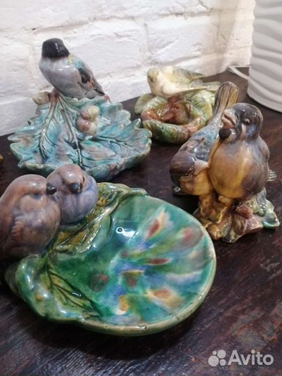 Статуэтки СССР Гжель, схф-1 птицы