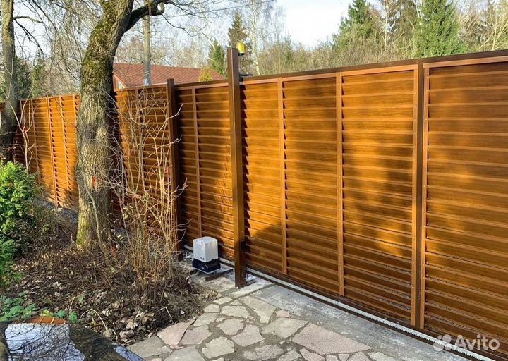 Заборы жалюзи новые