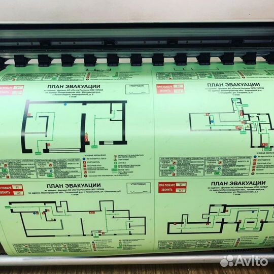 План эвакуации при пожаре, Знаки пож безопасности
