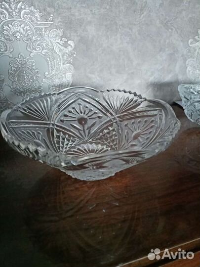 Хрустальные и стеклянные вазы раритет СССР