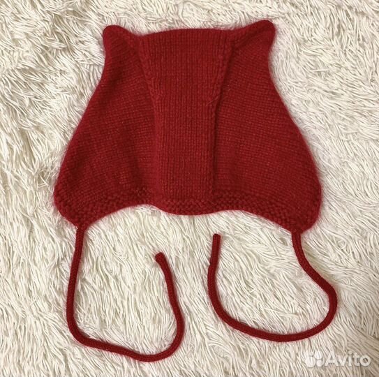 Шапка чепчик с ушками