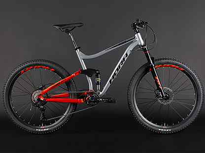 Велосипед horh beaver 27.5" (2024) Grey-Оrange-Bla