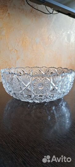 Ваза хрустальная для сервировки