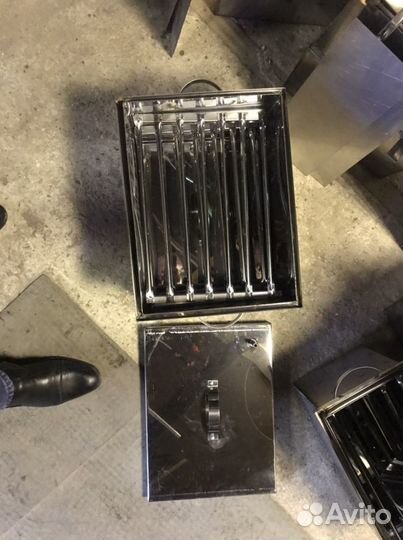 Коптильня горячего копчения из нержавейки