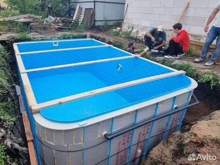 Пластиковый бассейн