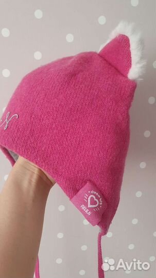 Шапка зимняя для девочки 50 52
