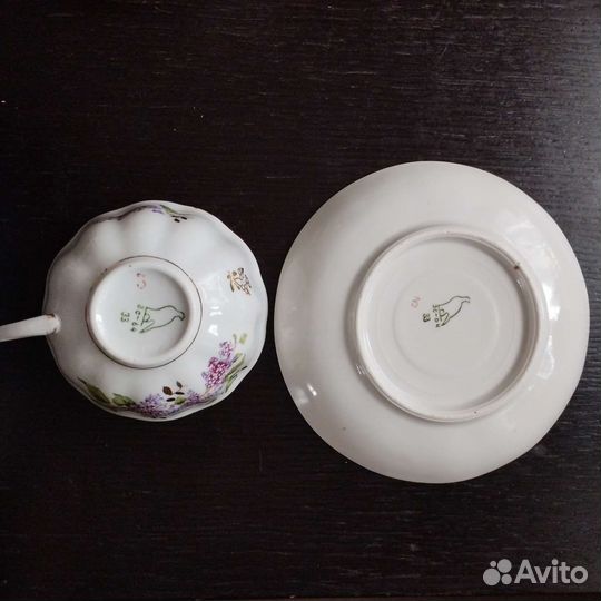 Чашки блюдца 