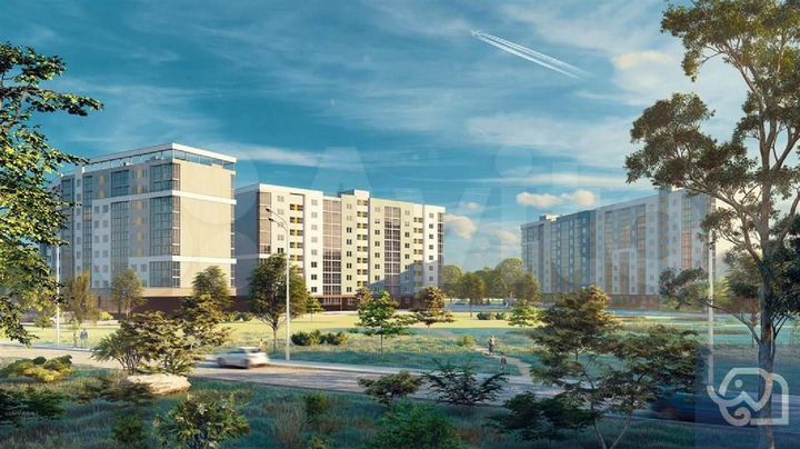 2-к. квартира, 62,1 м², 7/9 эт.