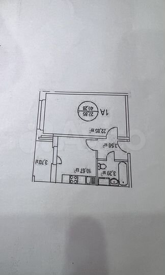 2-к. квартира, 44 м², 2/17 эт.