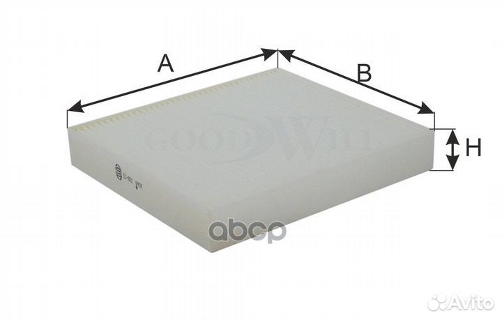 Фильтр салона ford, volvo (standart)