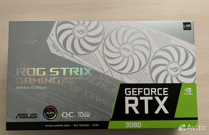 Asus rog strix rtx 3080 white OC