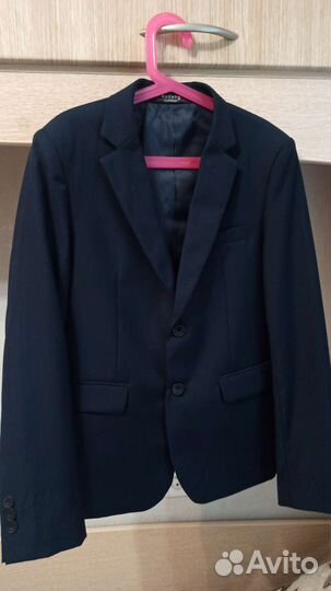 Школьный костюм для мальчика 146 синий