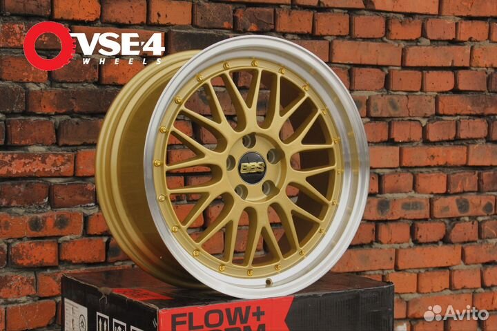 Диски R19 5-120 # BBS LM Gold Machine Lip